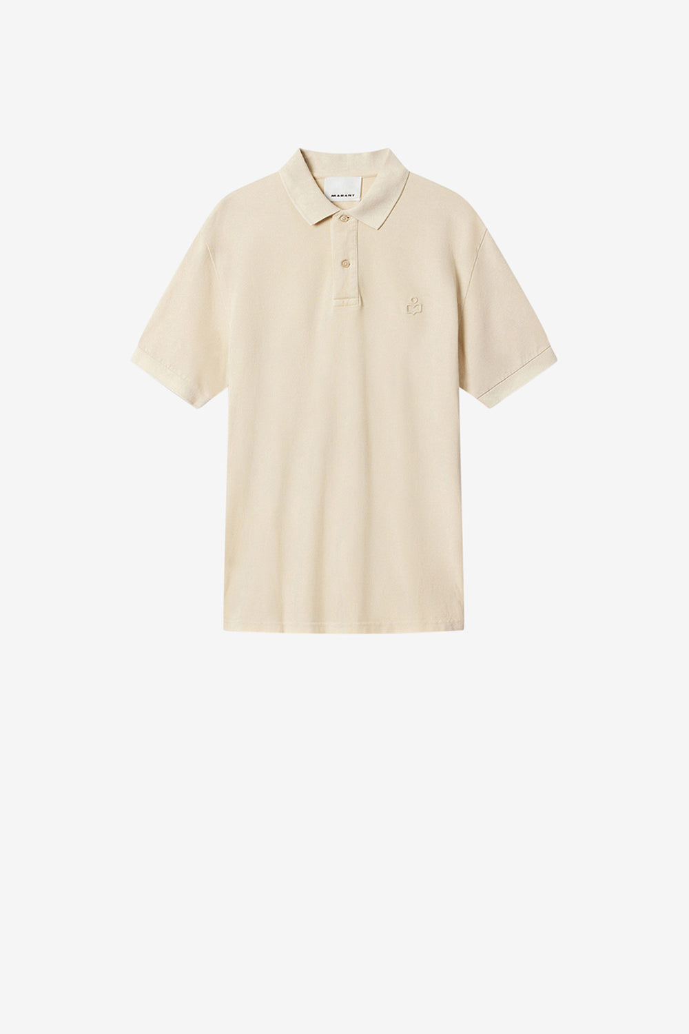 Afko short-sleeve piqué cotton polo shirt - Light yellow - Man - 1