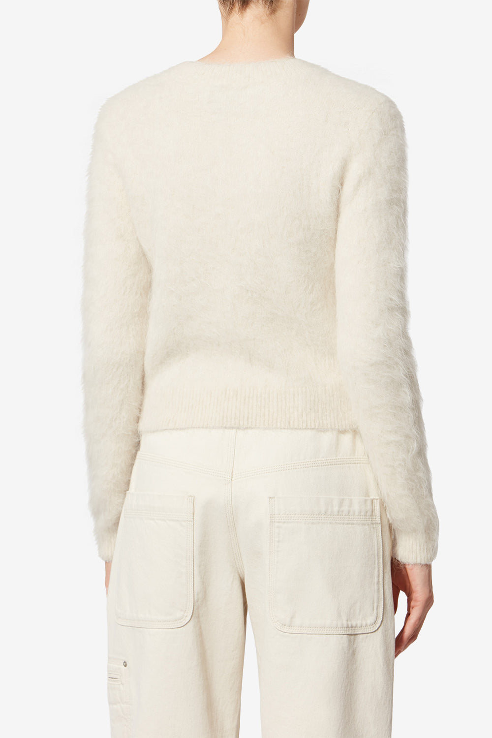 Pull hermine en laine - Écru - Woman - 5