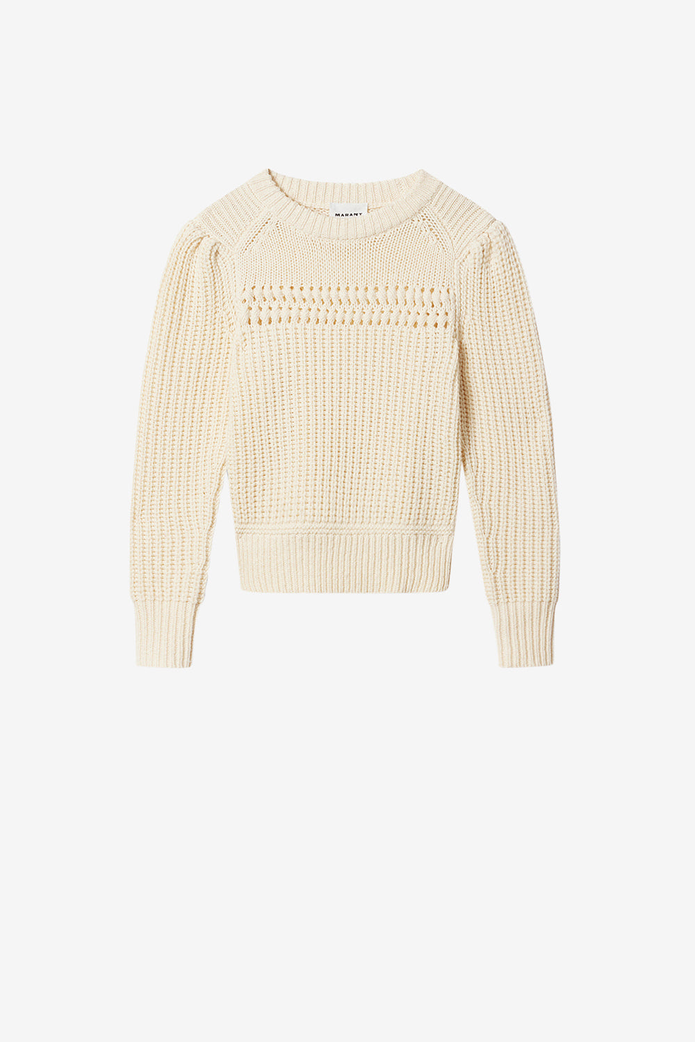 Winnie double-faced knit sweater - Ecru - Woman - 1