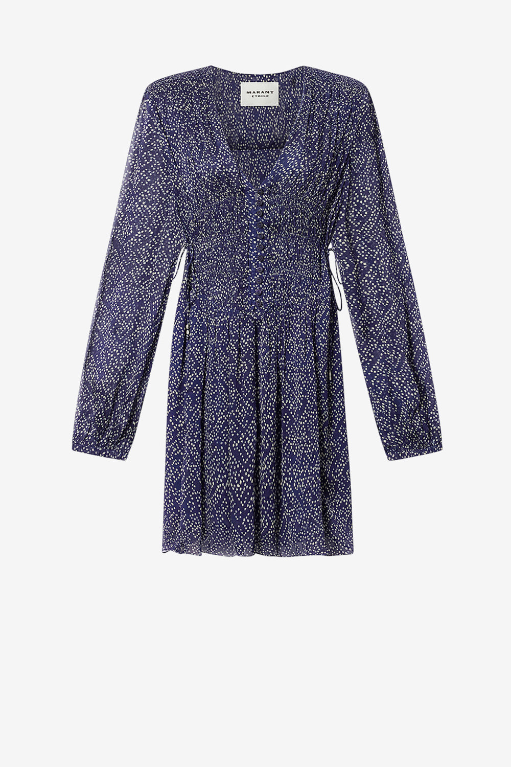 Loriena 프린트 시폰 미니 드레스 - Midnight - Woman - 1