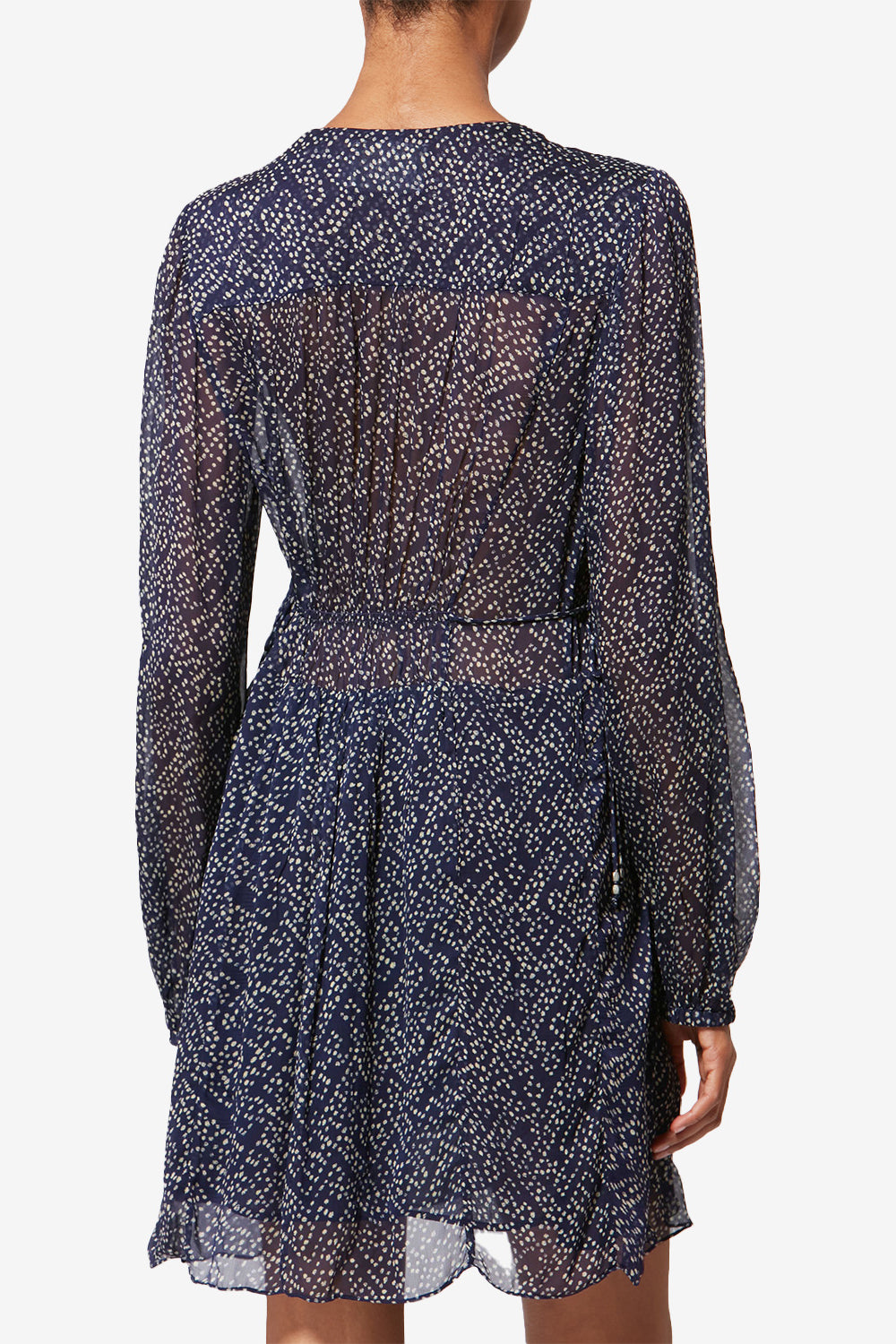 Loriena 프린트 시폰 미니 드레스 - Midnight - Woman - 5
