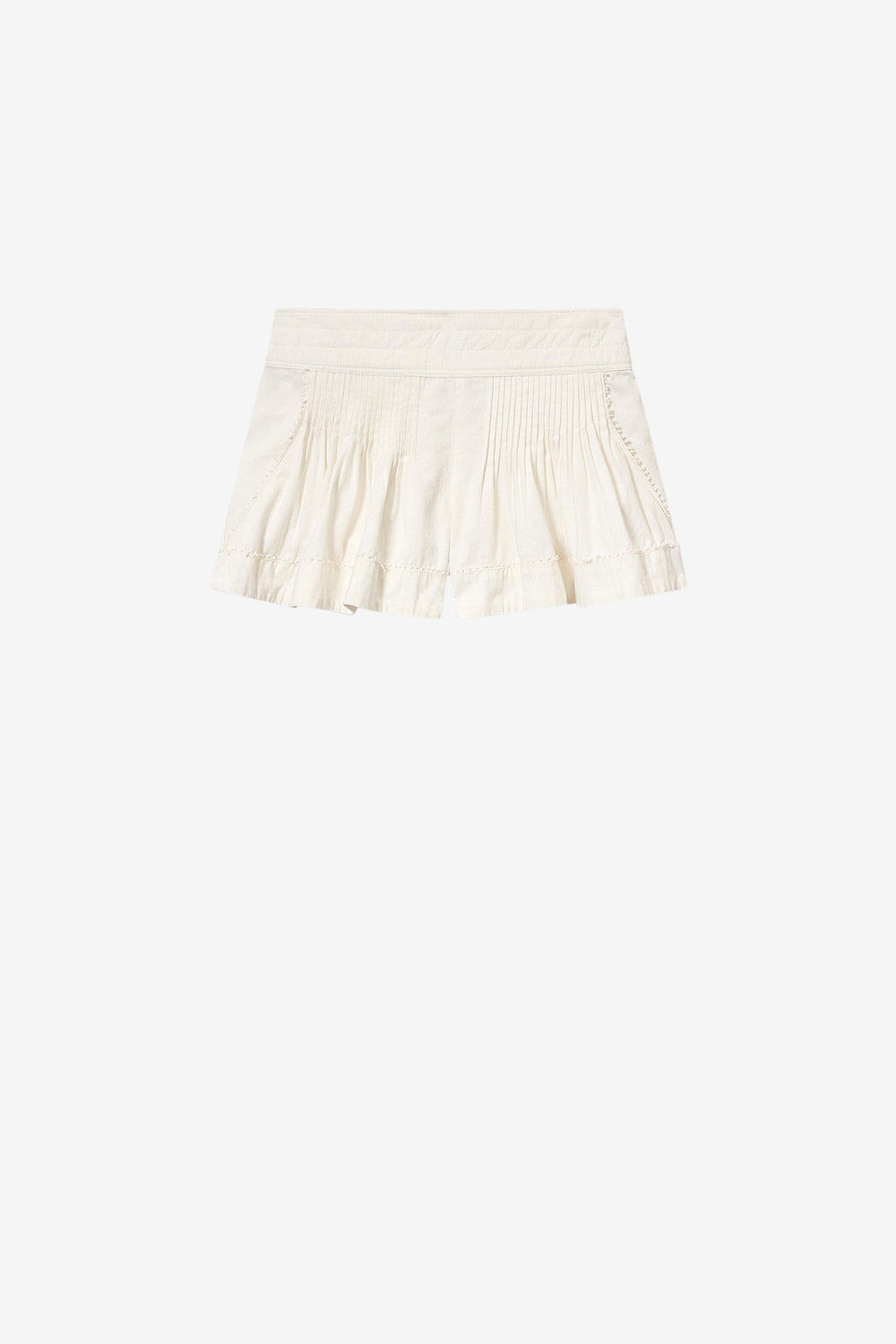Cybila cotton shorts - White - Woman - 1
