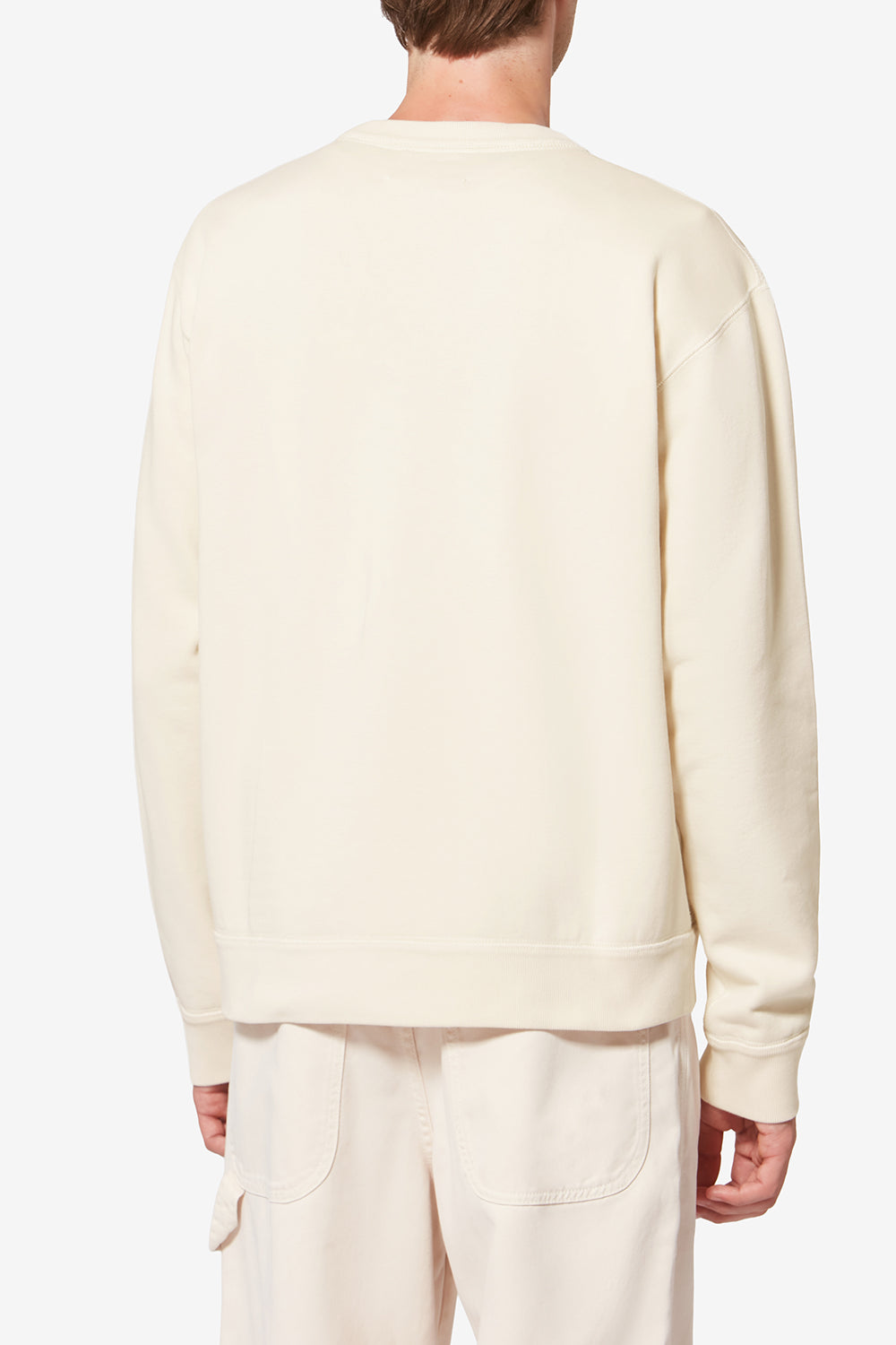 Sweatshirt mikoy en coton à motifs brodés - Écru - Man - 5