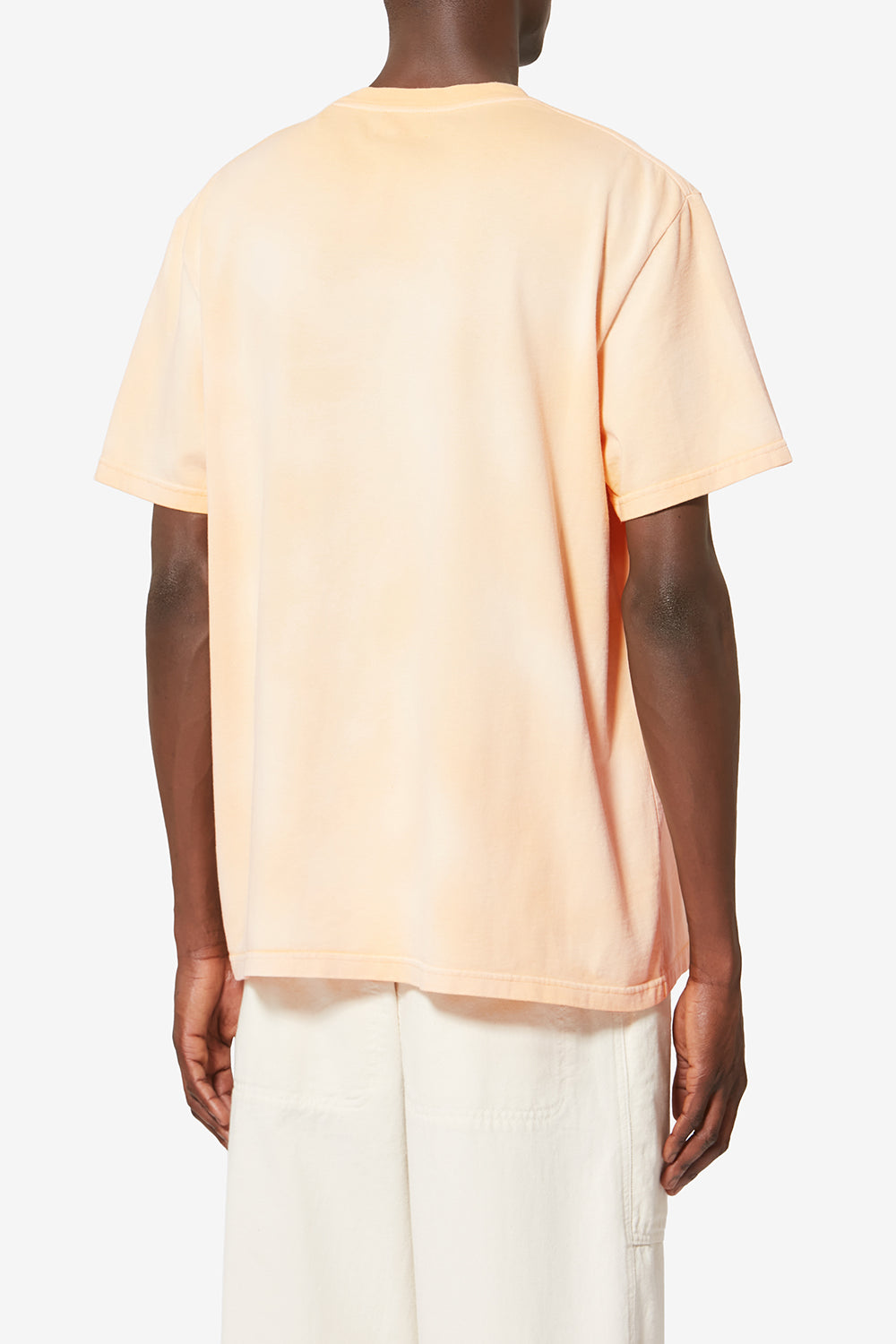 Honoré short-sleeve faded cotton t-shirt - Sunset - Man - 5