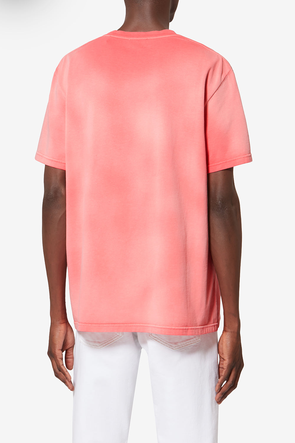Honoré faded cotton t-shirt - Pink - Man - 5