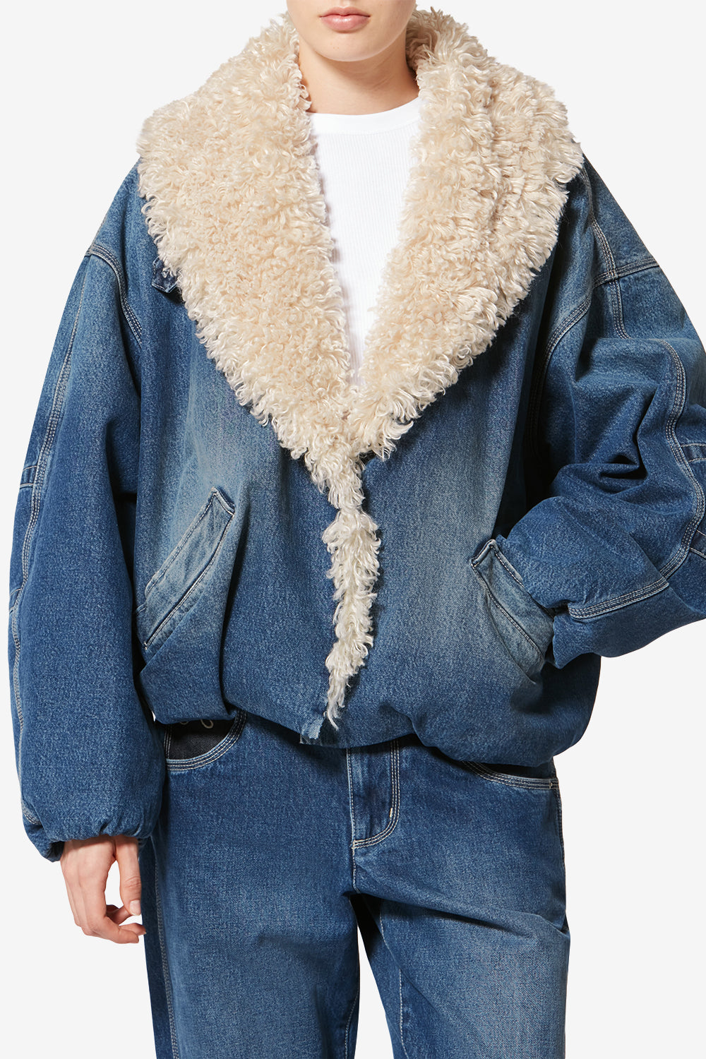 Denimjacke charone - Blau - Woman - 4