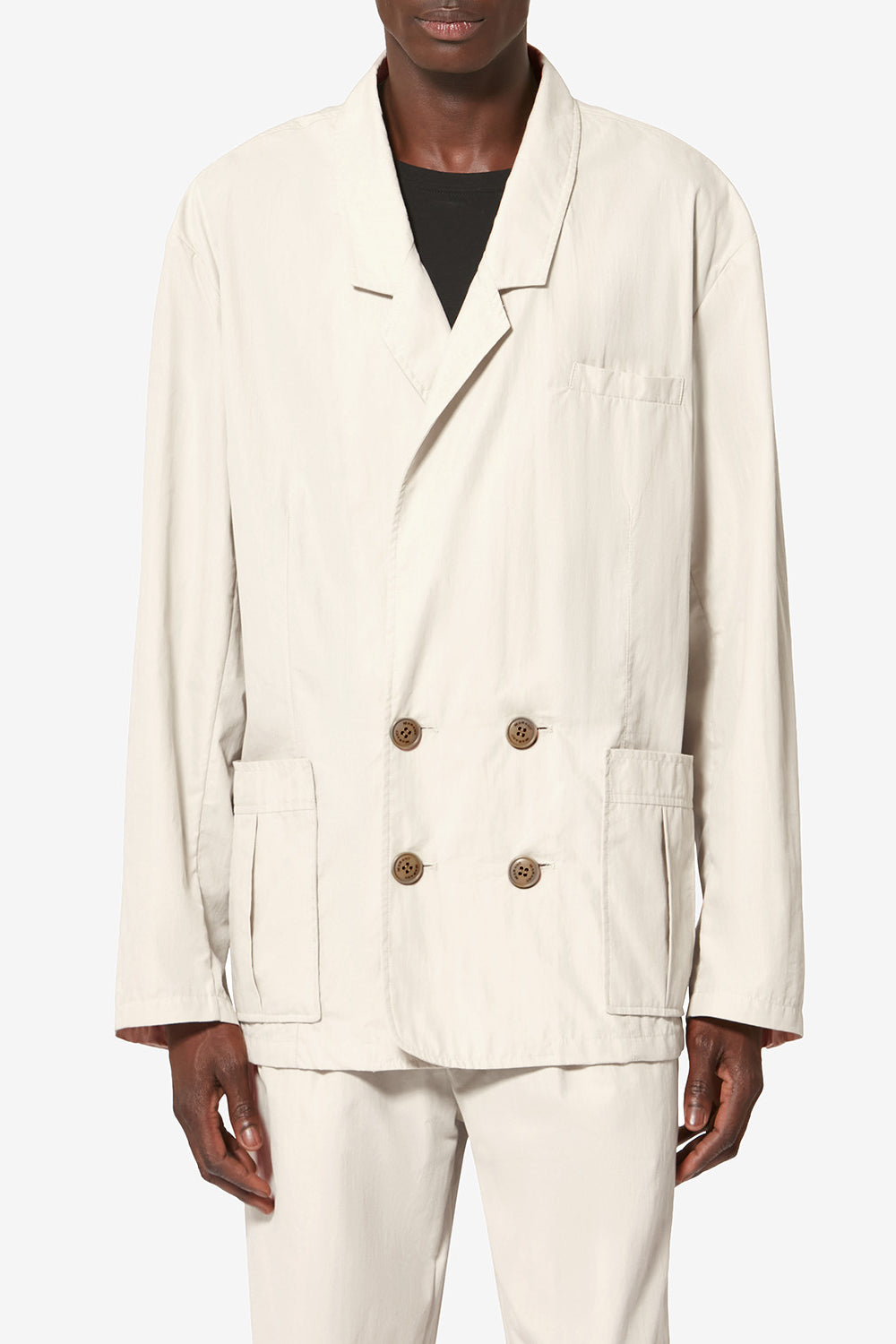 Yhann casual blazer jacket - Ecru - Man - 4