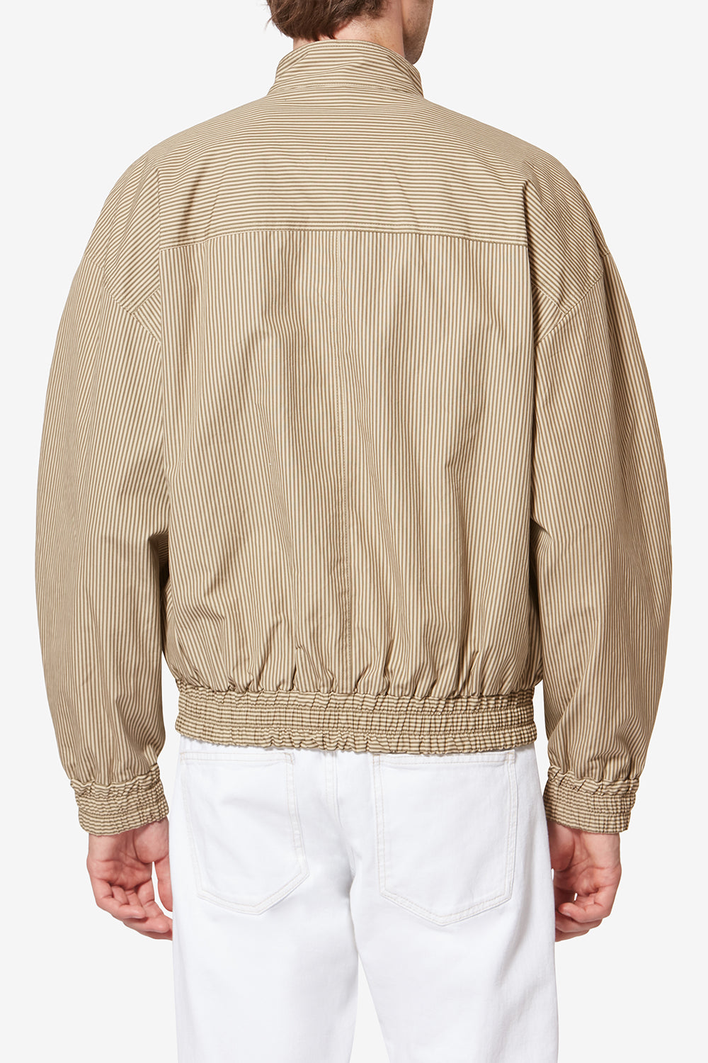 Corto コットン ストライプ入りジャケット - Beige-khaki - Man - 5