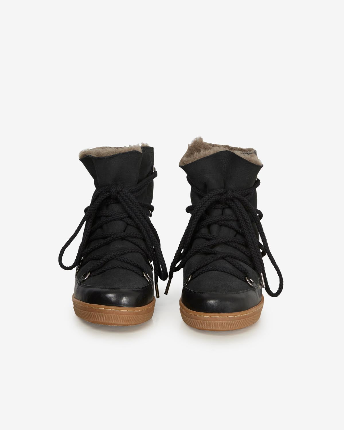 Nowles shearling-lined snow boots - Black - Woman - 4