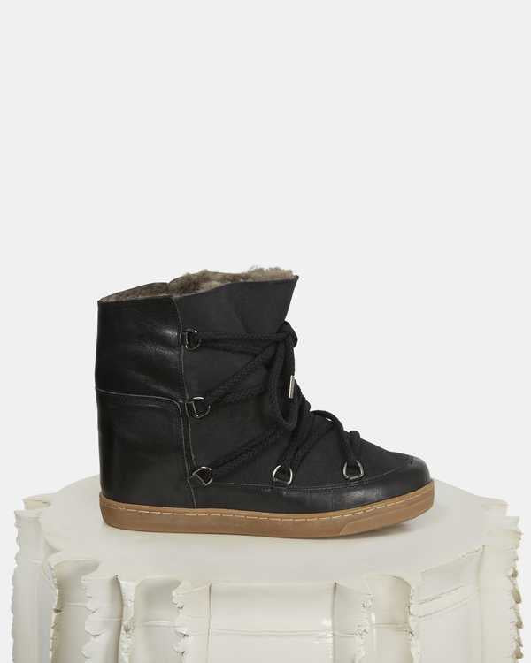 Nowles shearling-lined snow boots - Black - Woman - 2