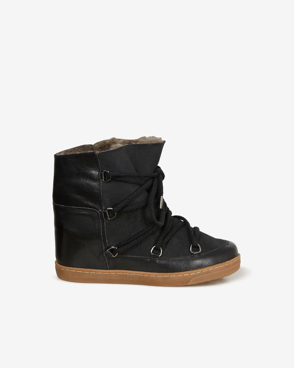 Nowles shearling-lined snow boots - Black - Woman - 5