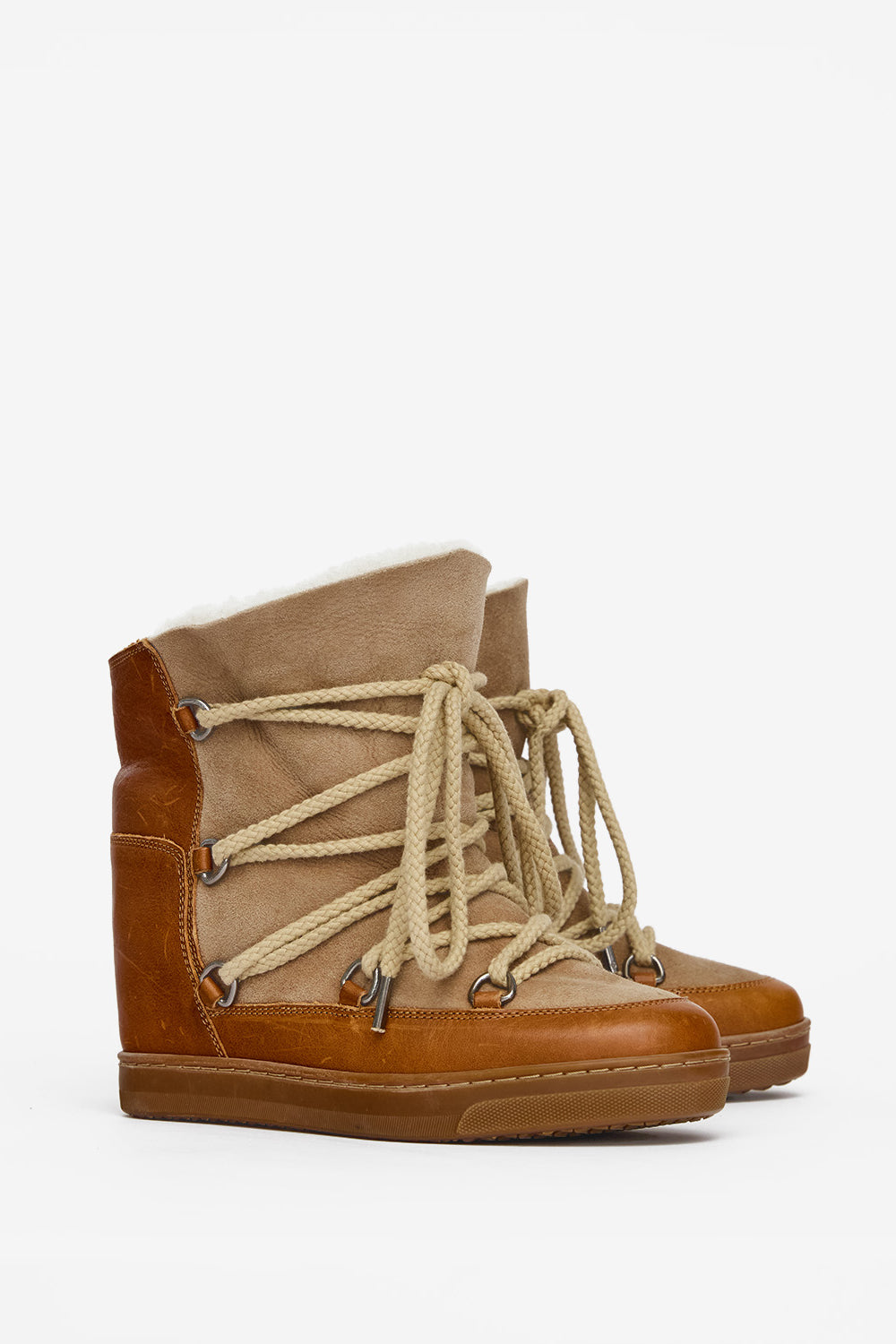 ​doposci foderati in shearling nowles - Camel - Woman - 3