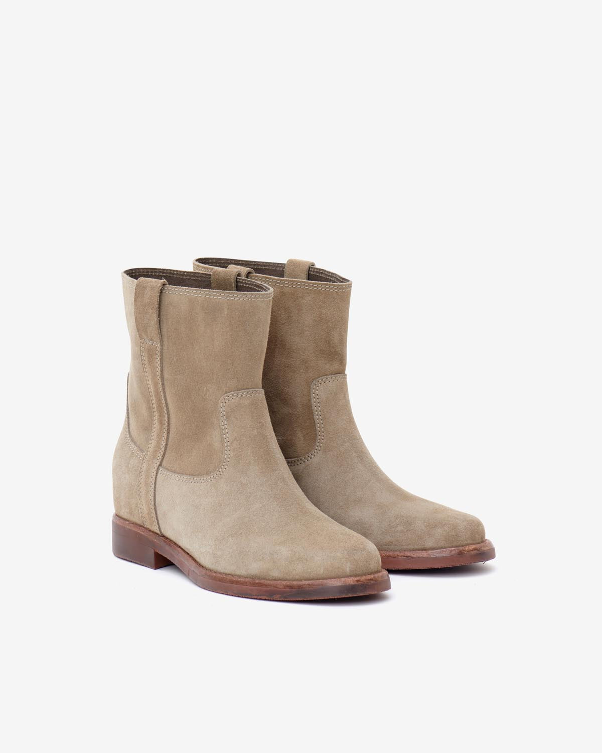 Susee low boots Woman Taupe 5