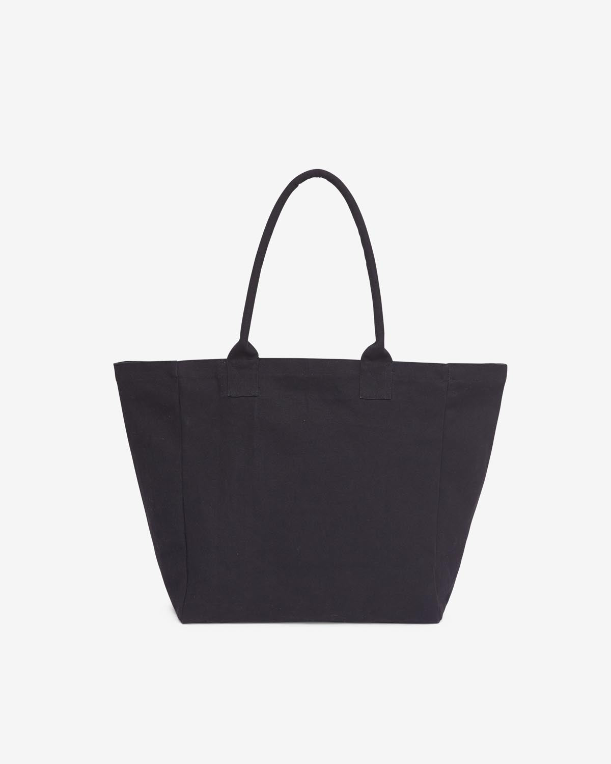 Yenky logo-embroidered tote bag in canvas - 黒 - Woman - 2