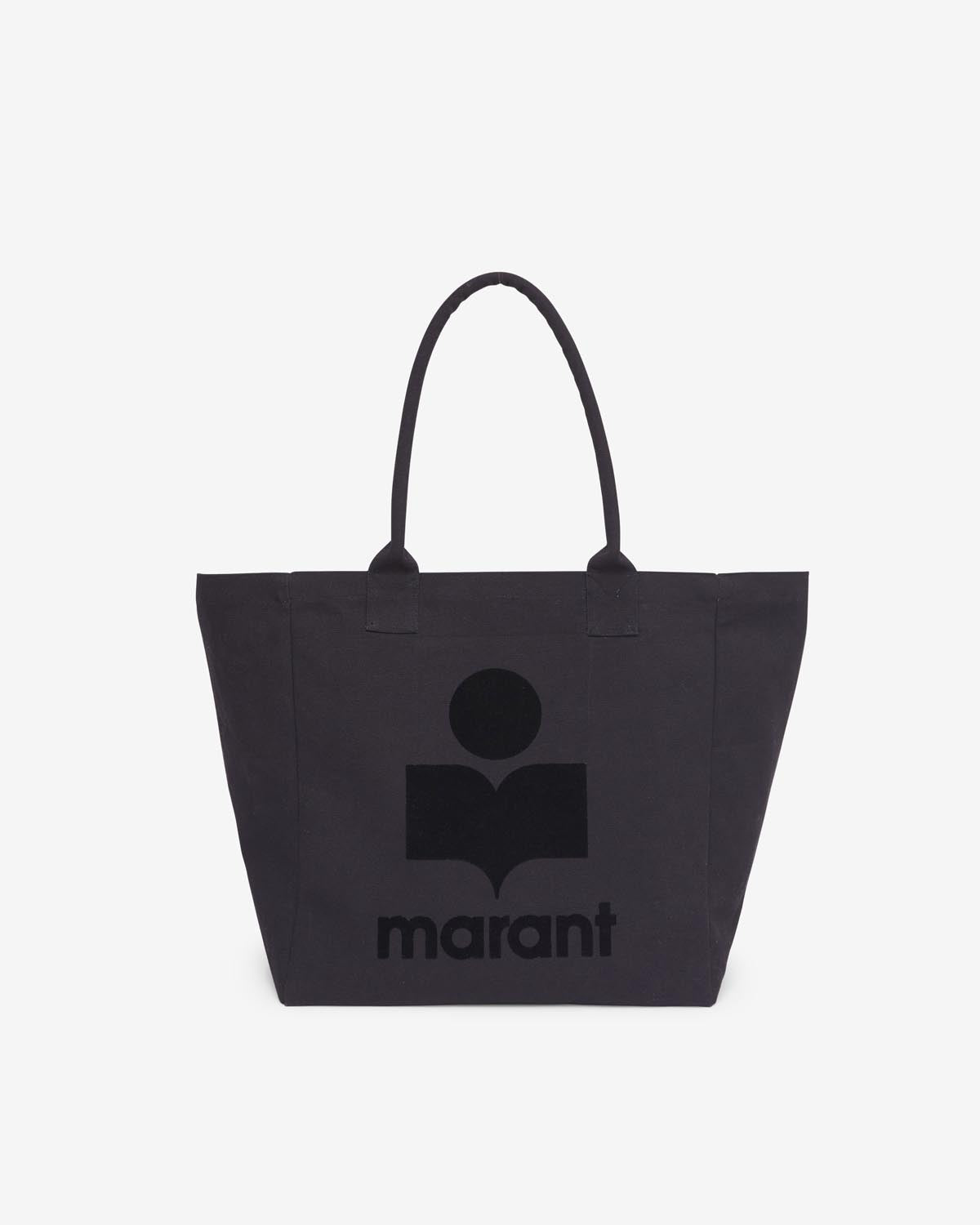 Yenky logo-embroidered tote bag in canvas - 黒 - Woman - 1