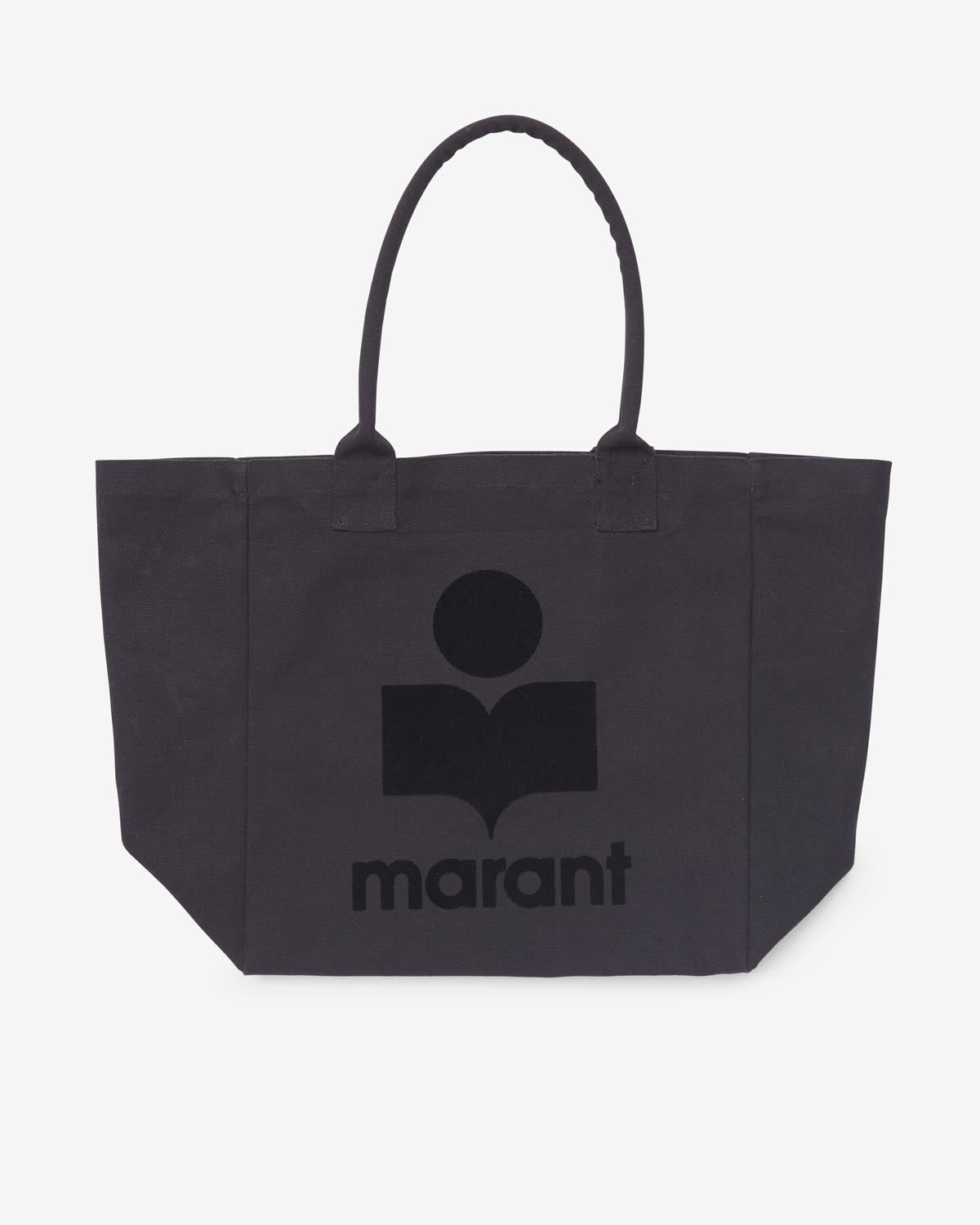 Yenky logo-embroidered tote bag in canvas - 黒 - Woman - 3