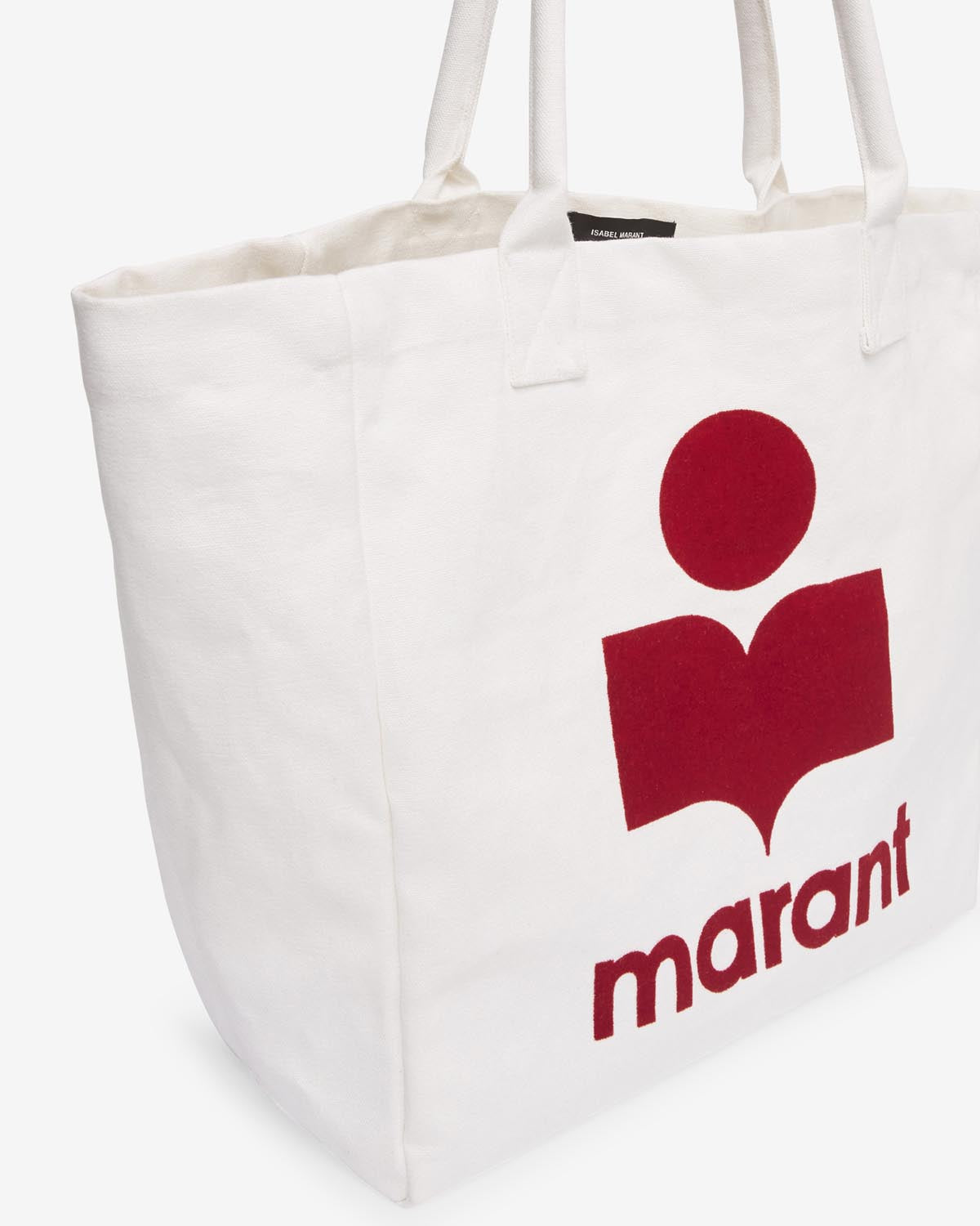 Borsa tote yenky in tela con ricamo - Ecru - Woman - 5