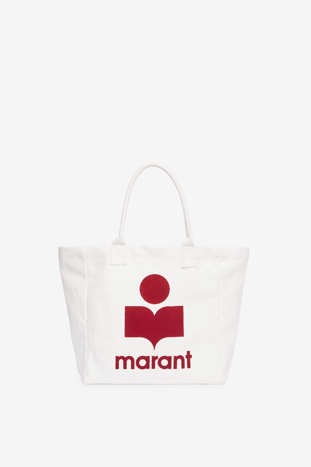 Borsa tote yenky in tela con ricamo - Ecru - Woman - 1