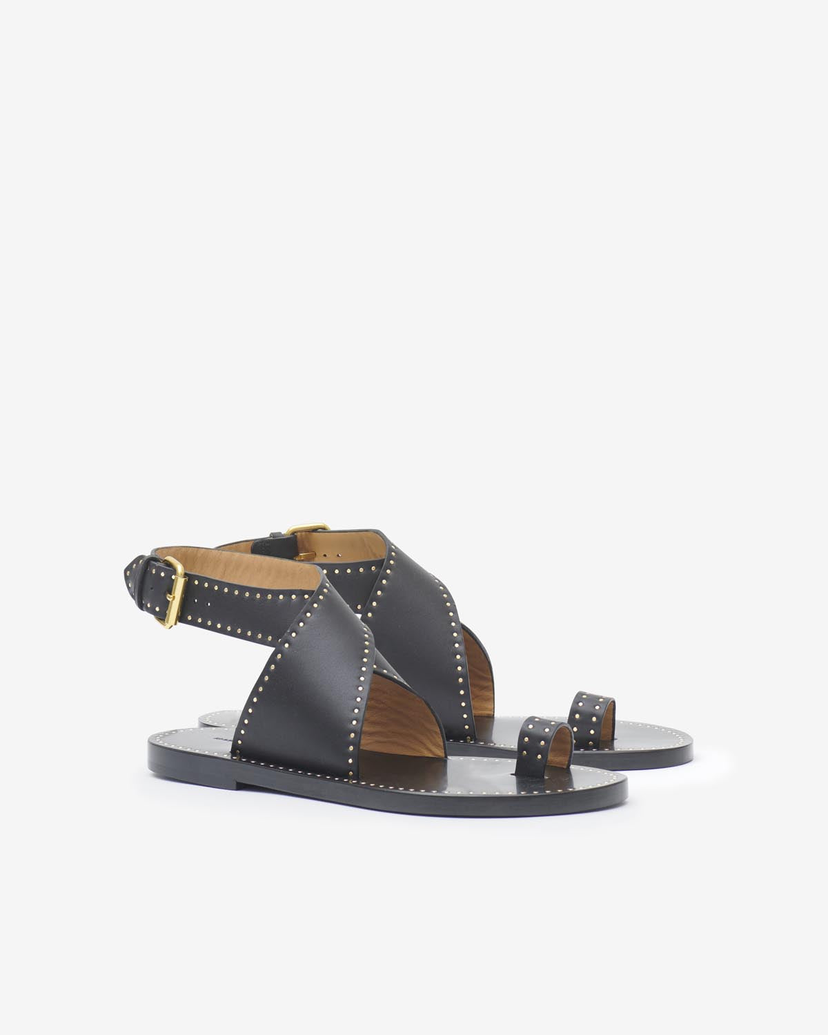 Sandalen jools mit nieten Woman Schwarz 7