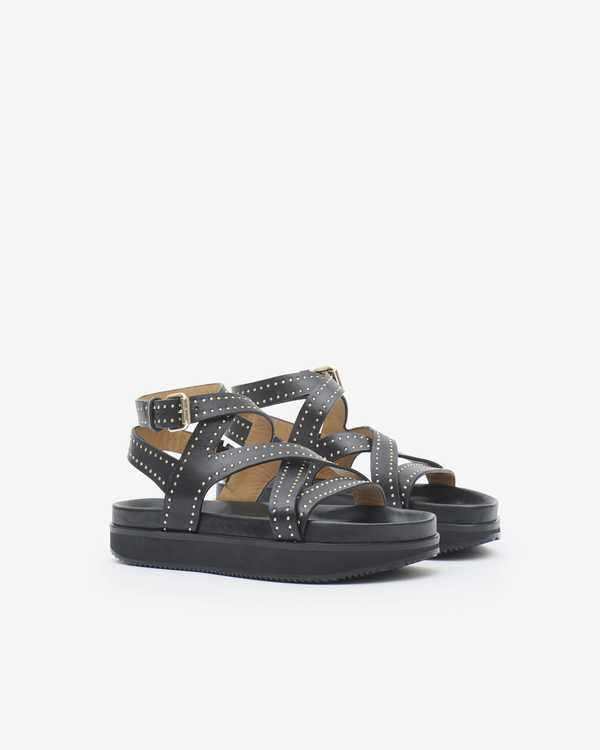 Neryse sandals Woman Black 7