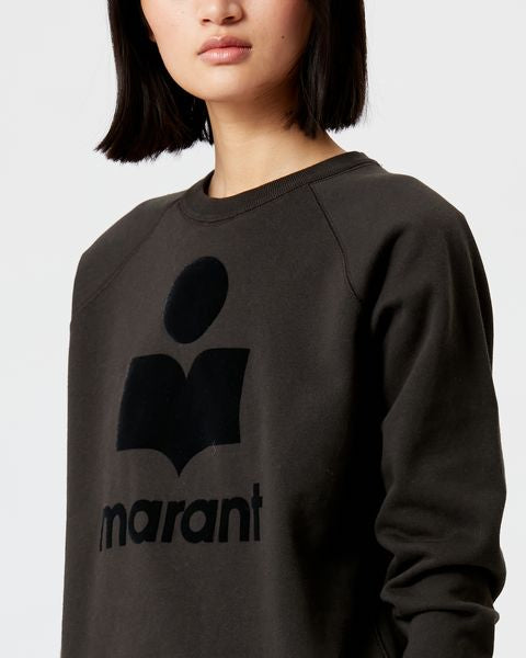 Sweatshirt logo milly Woman Noir délavé 2