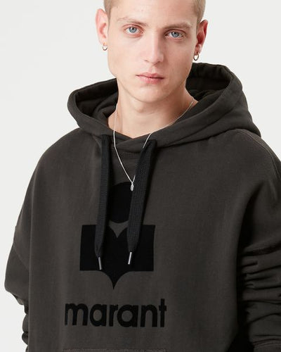 Miley logo hoodie sweatshirt - ウォッシュドブラック - Man - 2