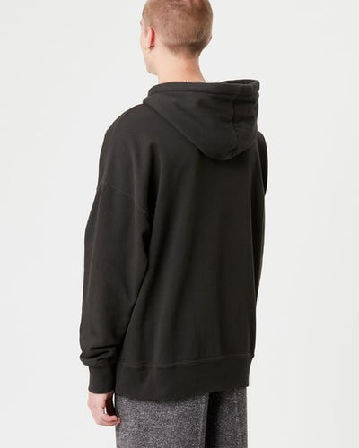 Miley logo hoodie sweatshirt - ウォッシュドブラック - Man - 4