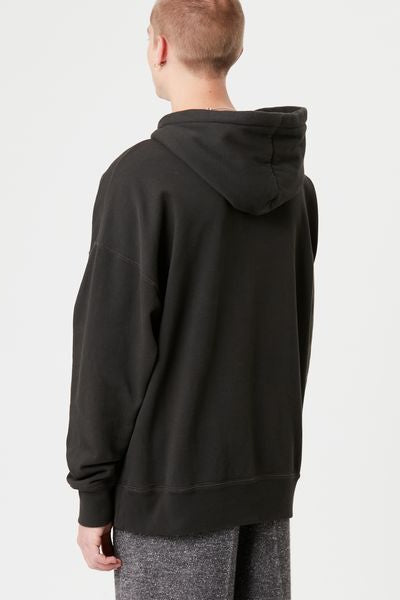 Miley logo hoodie sweatshirt - ウォッシュドブラック - Man - 5