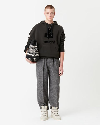 Miley logo hoodie sweatshirt - ウォッシュドブラック - Man - 1