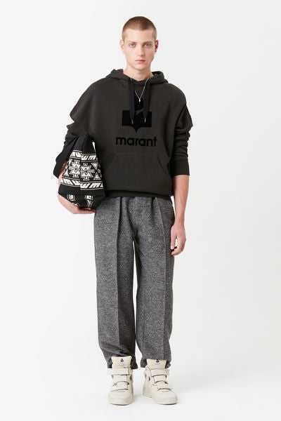 Miley logo hoodie sweatshirt - ウォッシュドブラック - Man - 2