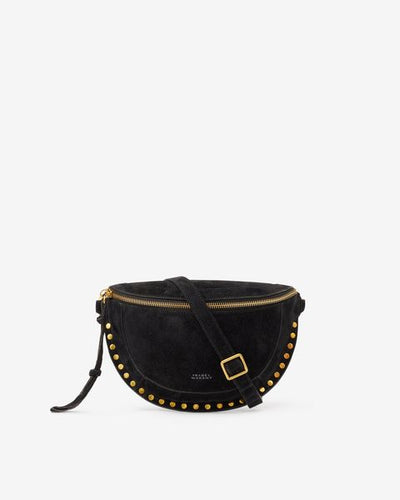 Skano suede leather belt bag - Black - Woman - 1