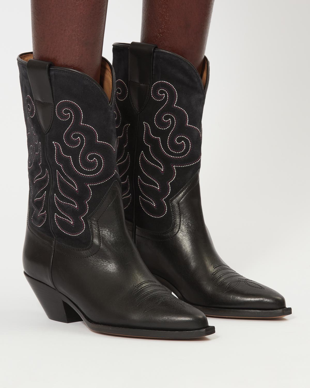 Isabel marant cowboy boots black best sale