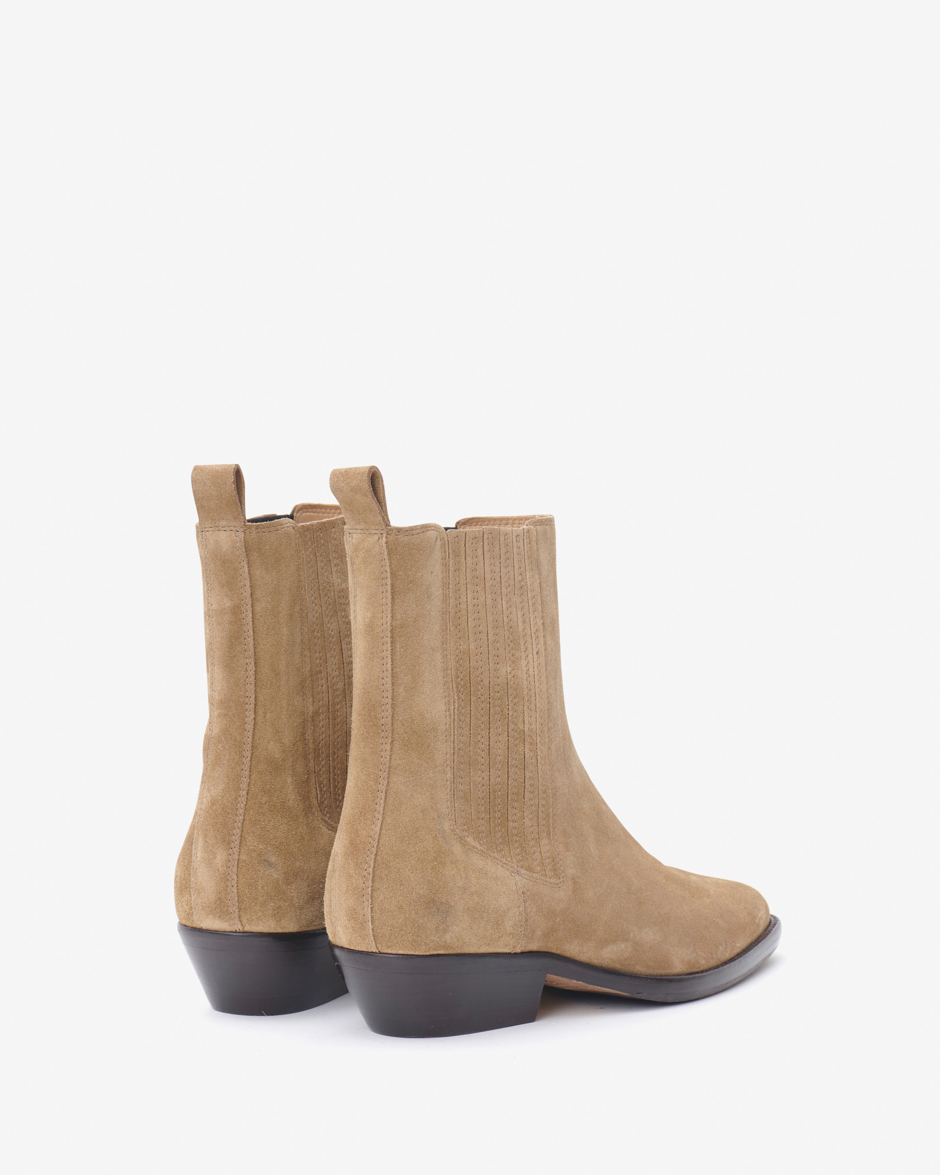 Delena halbstiefel Woman Taupe 4