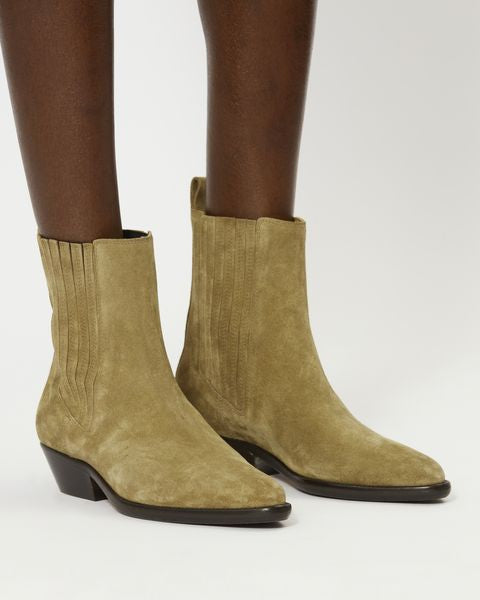 Delena low boots Woman Taupe 4