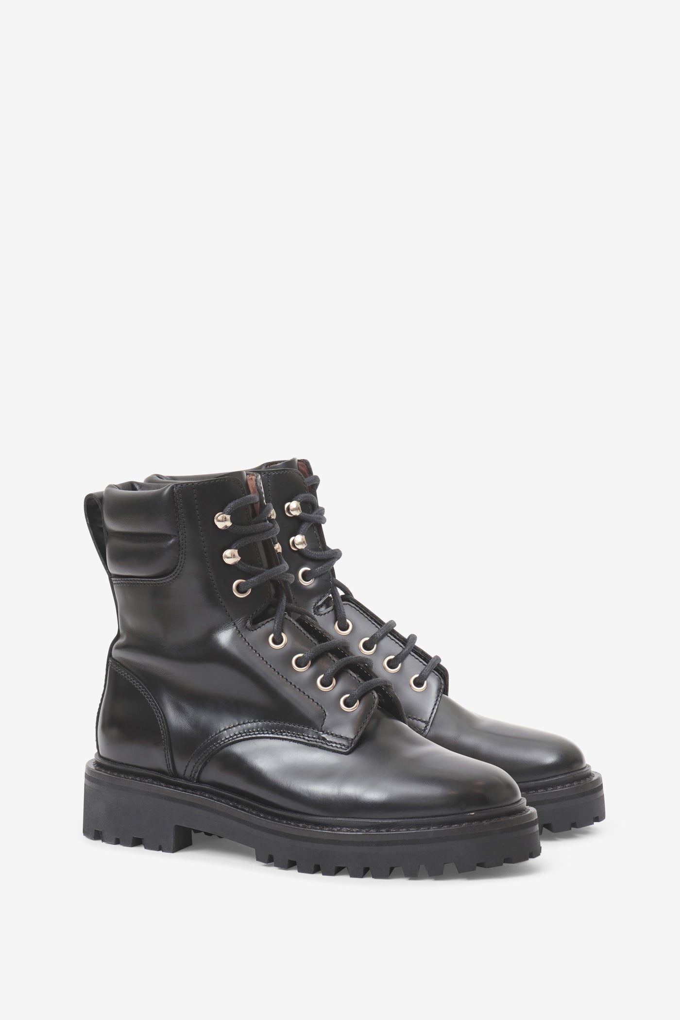 Campa leather ankle boots - 검은색 - Woman - 3