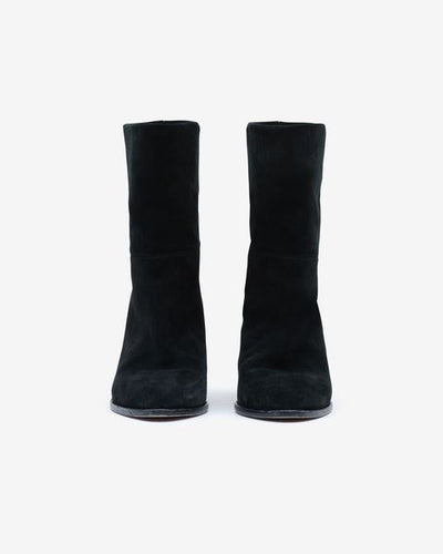 Rouxa suede ankle boots - Black - Woman - 7