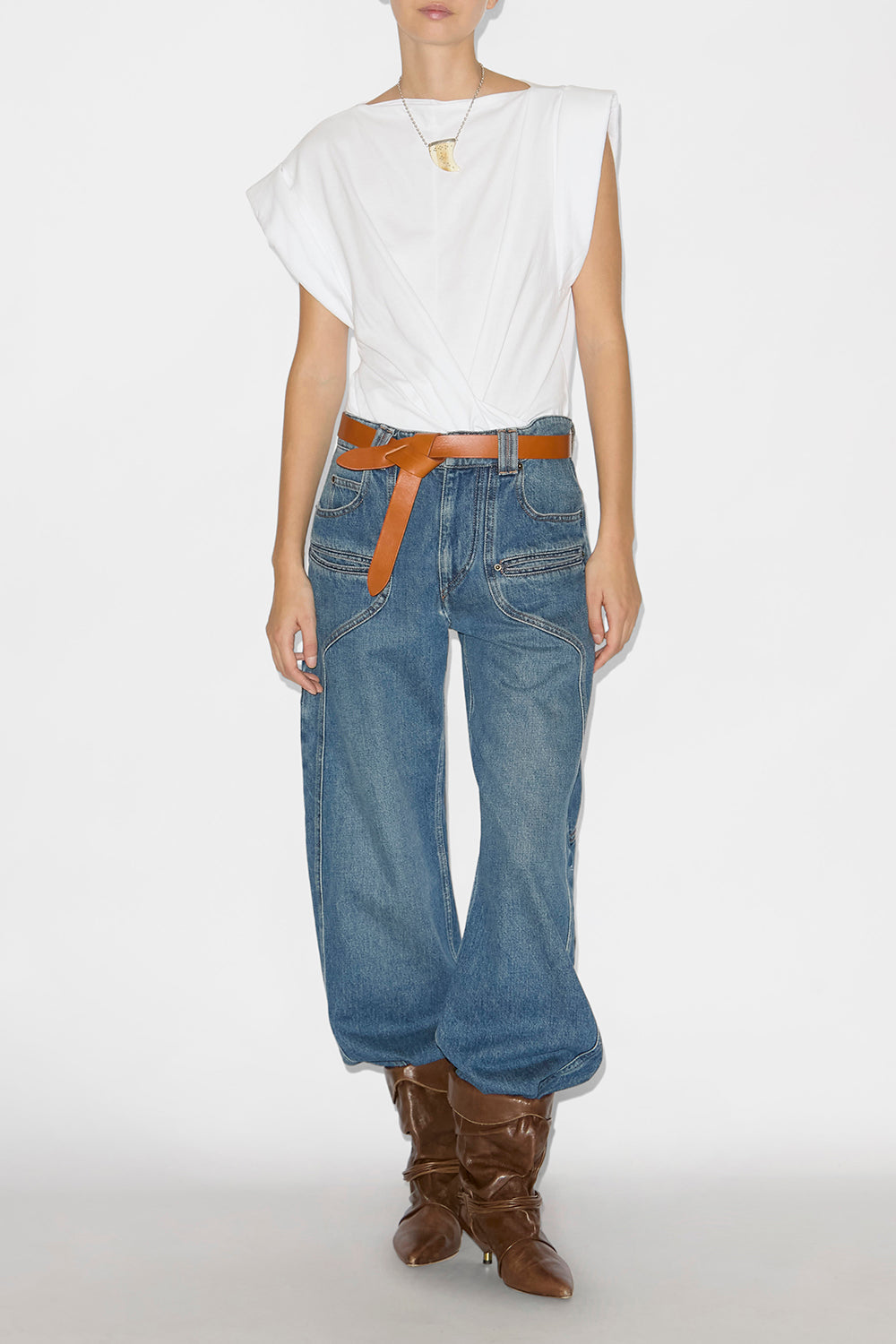 Lecce レザー ノットベルト - 自然 - Woman - 5