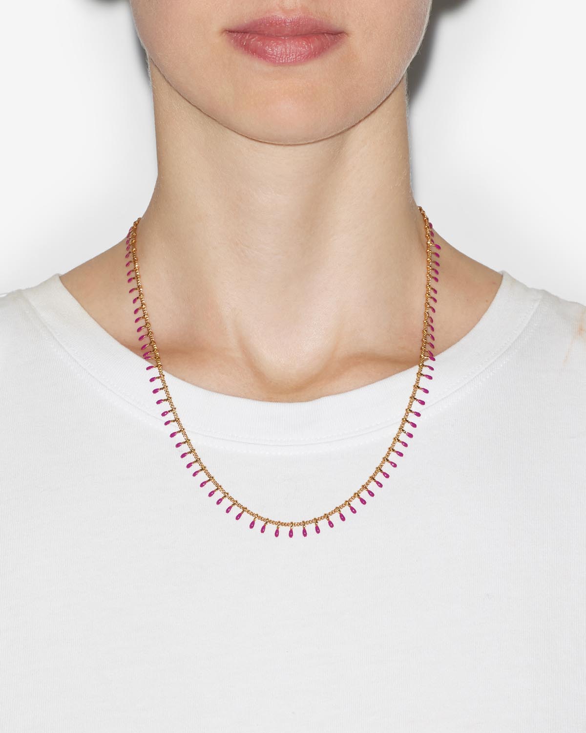 Casablanca necklace Woman Fuchsia 1