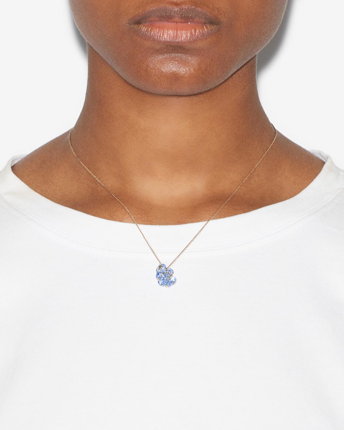 Polly necklace Woman Sky blue 1