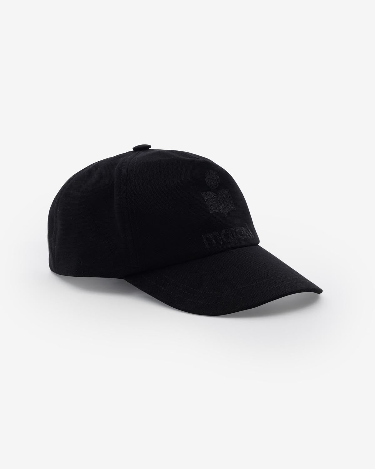 Isabel Marant hat in cotton with glitter logo