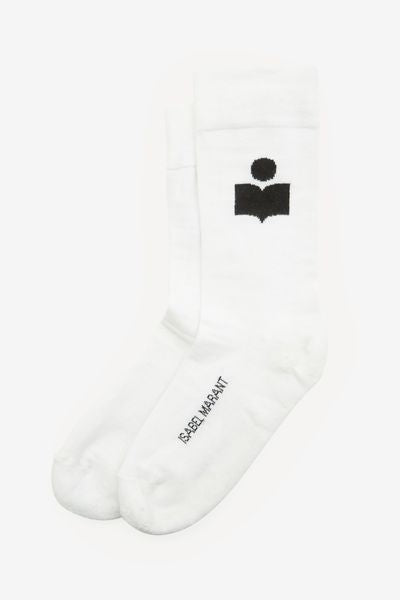 Socken siloki mit logo - Weiß - Man - 1