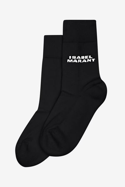 Socken dawi mit logos - Schwarz - Woman - 1