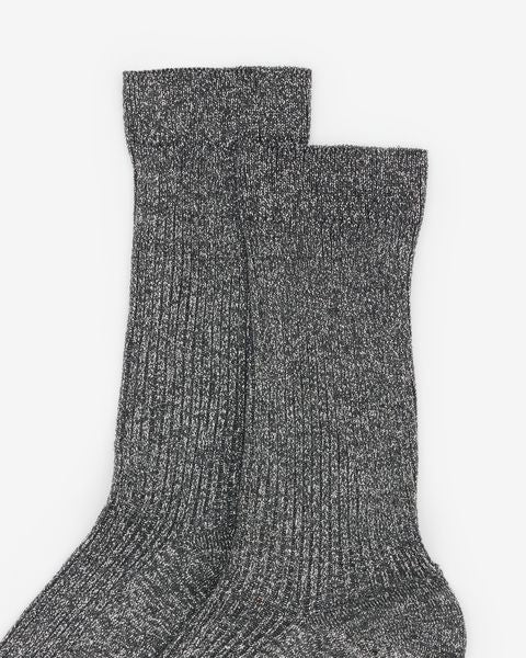 Chaussettes lazea Woman Gun metal 1