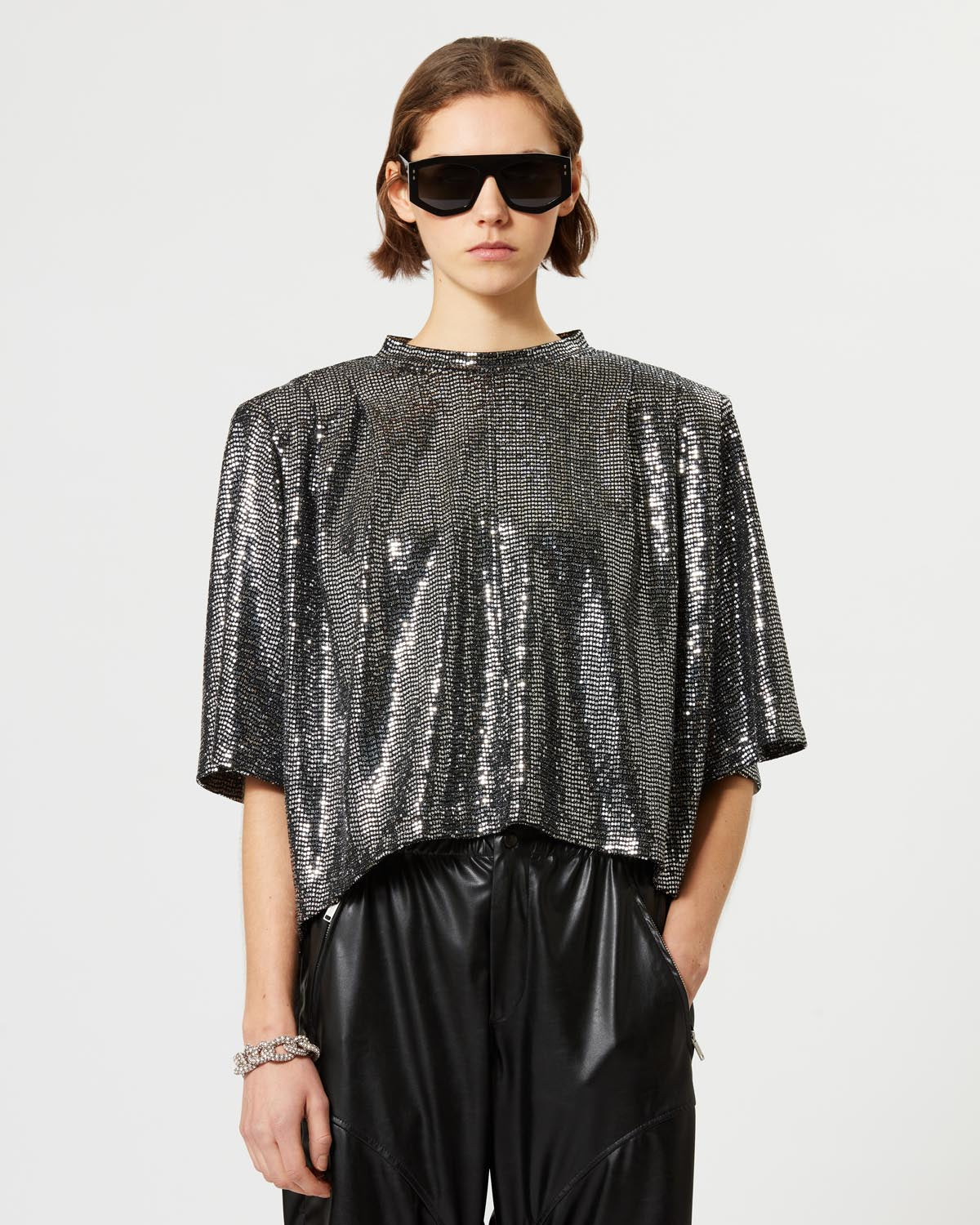 Haut manches 3/4 delfi - Argent - Woman - 2