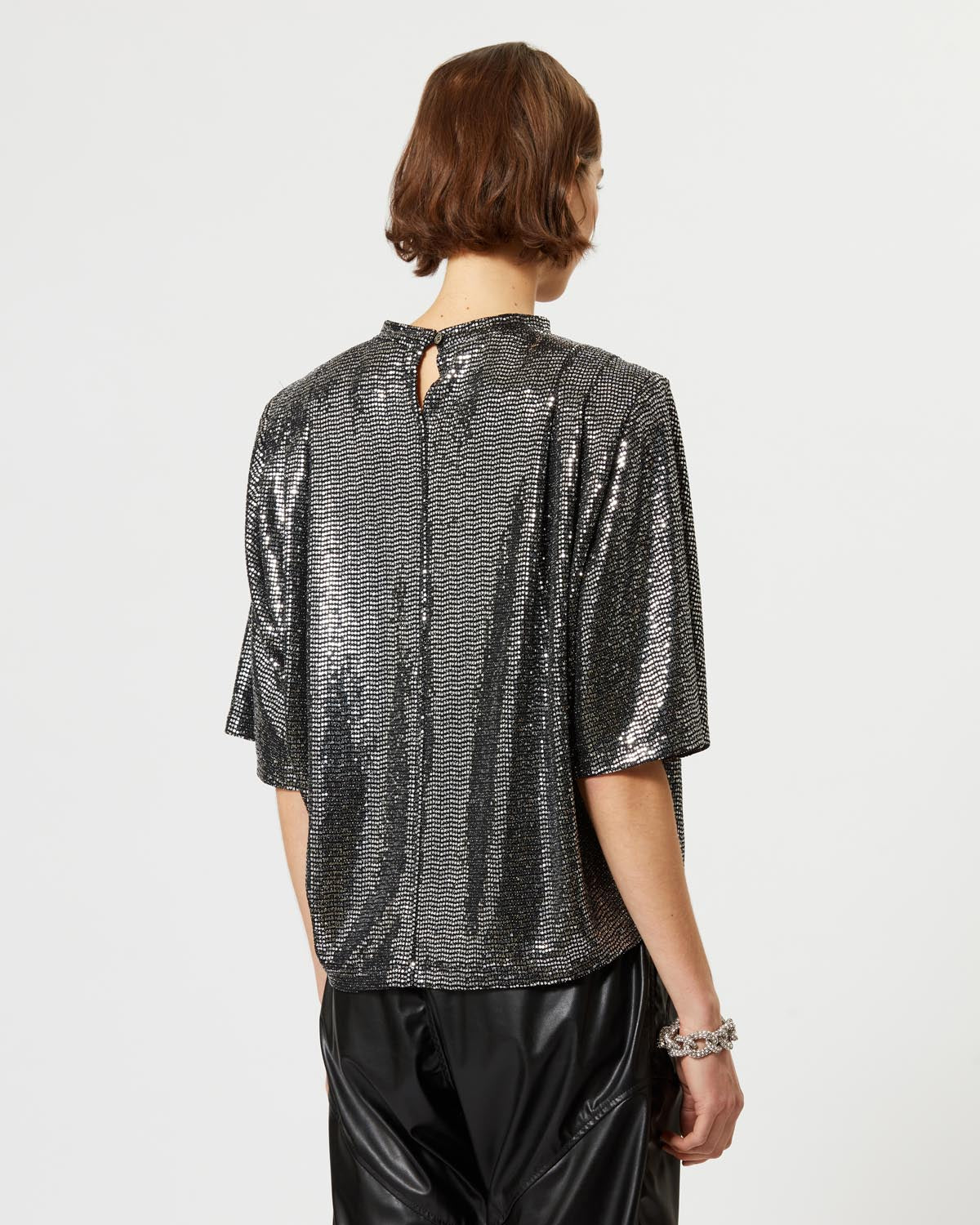 Haut manches 3/4 delfi - Argent - Woman - 4