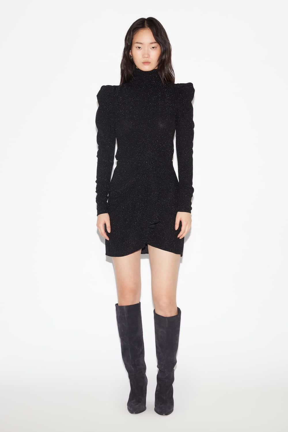 Bergen short sequin skirt - Nero - Woman - 3