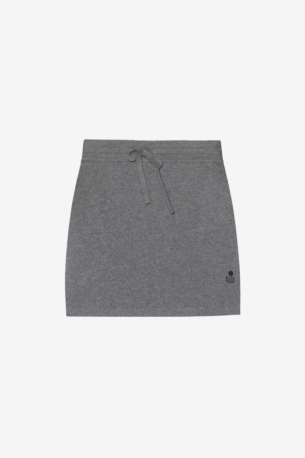 Jupe amaline courte en maille - Anthracite - Woman - 1