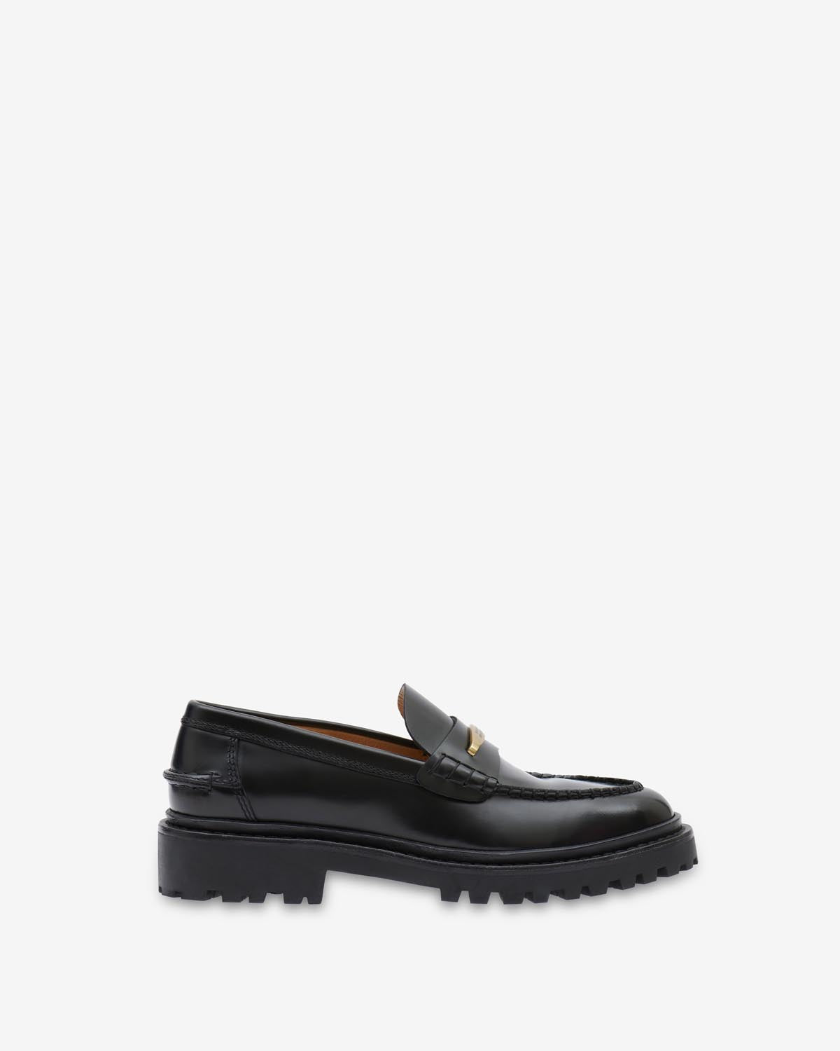 Mocasines de piel frezza - Negro - Woman - 1