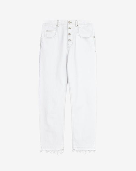 Jeans belden Woman Weiß 1