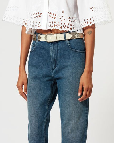 Schmal geschnittene jeans neasr - Blau - Woman - 5